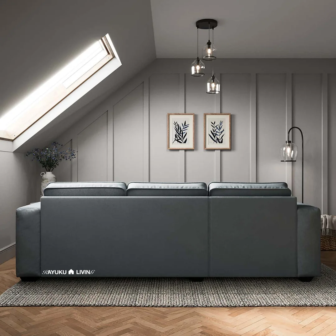 Sofa L Minimalis Modern – L-Shape Lounge Sofa - Gambar 4